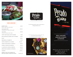 box lunches hosted events catering