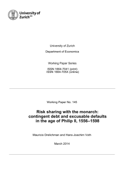 Risk sharing with the monarch: contingent debt and excusable