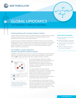 global lipidomics