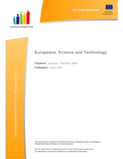 Europeans, Science and Technology