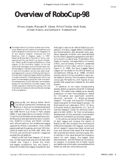 Overview of RoboCup-98 - Association for the Advancement of