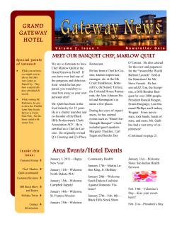 Newsletter - Grand Gateway Hotel