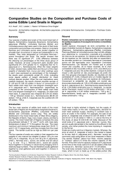 Comparative Studies on the Composition and