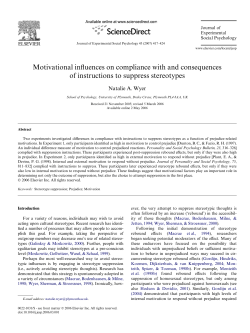 Motivational influences on compliance with and