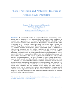 Phase Transition and Network Structure in Realistic SAT