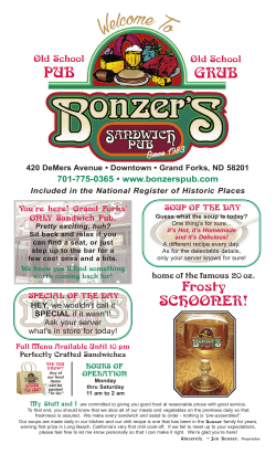 here - Bonzer`s Sandwich Pub