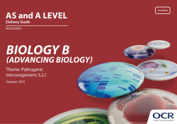 Pathogenic microorganisms - Delivery guide