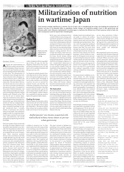 Militarization of nutrition in wartime Japan