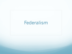 Federalism