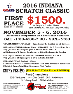 2016 Indiana Scratch Classic Fillable Entry Form
