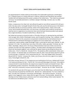 An Early Case of Justification, Insanity or Jury Nullification?