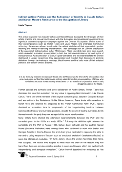 Indirect Action: Politics and the Subversion of