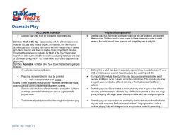 Dramatic Play - Child Care Aware of North Dakota