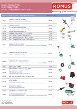 ROMUS SALES ACTION PURCHASING PRICES