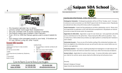 Newsletter June - Saipan SDA School