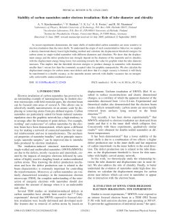 Stability of carbon nanotubes under electron irradiation: Role of tube