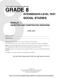 Book 1 - Regents