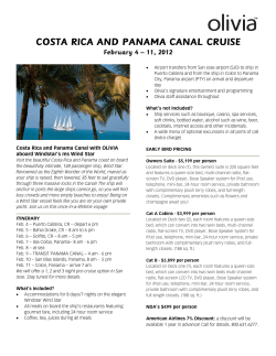 costa rica and panama canal cruise