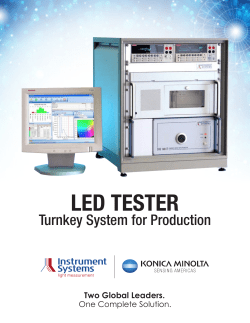led tester - Konica Minolta Sensing Americas