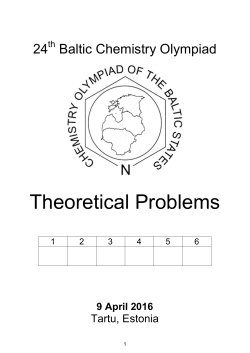 Theoretical Problems