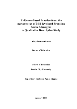 chapter two: theoretical development of the concept - DORAS