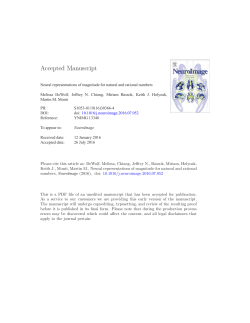 Neural representations of magnitude for natural and rational numbers