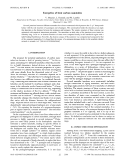 Energetics of bent carbon nanotubes