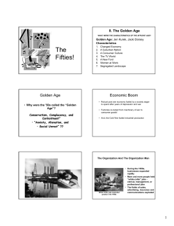 Living In The 1950`s