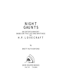 Night Gaunts - The Poet`s Press