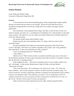 Student Notes and Teaching Handout