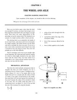 the wheel and axle - ConstructionKnowledge.net