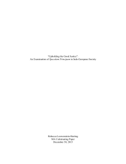 An Examination of Speculum Principum in Indo