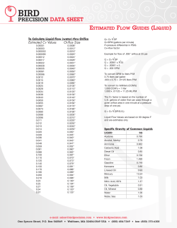 estimated flow guides