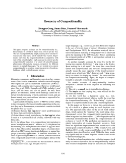 Geometry of Compositionality - Association for the Advancement of