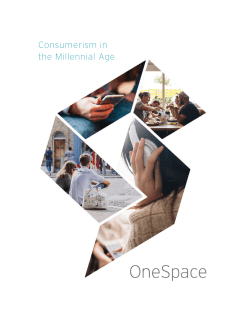 Consumerism in the Millennial Age