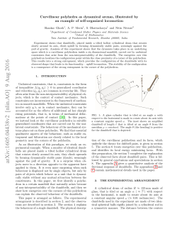 Curvilinear polyhedra as dynamical arenas, illustrated by an