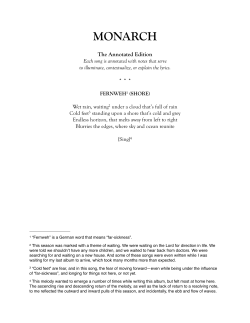 Monarch &mdash; Annotated Version