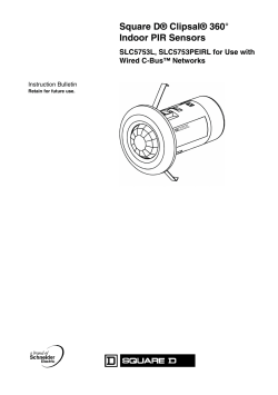 Square D&reg; Clipsal&reg; 360&deg; Indoor PIR Sensors