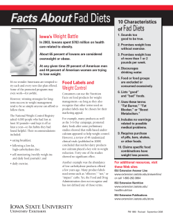 Facts About Fad Diets - Extension Store