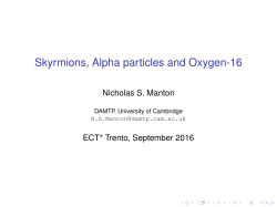 Skyrmions, Alpha particles and Oxygen-16