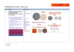 Marking stickers for money - Effective Marking TABLET VERSION