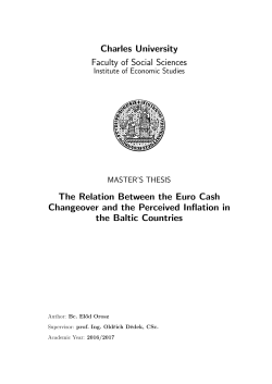 The Relation Between the Euro Cash Changeover and the