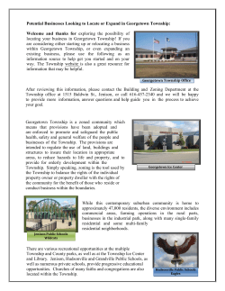 Potential Businesses Looking to Locate or Expand in Georgetown