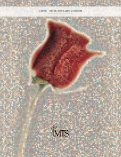 Finish, Textile and Color Selector