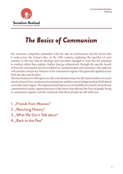 The Basics of Communism