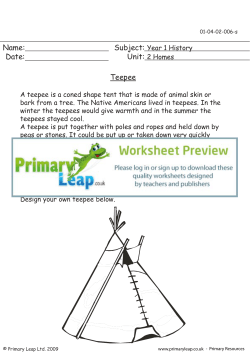 Teepee - PrimaryLeap