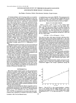 OXYGEN ISOTOPE STUDY OF CHROMIUM