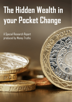 A Special Research Report produced by Money Truths