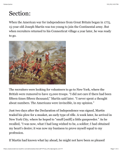 the READING that goes with the American