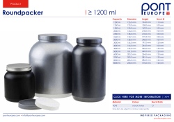 Roundpacker l &ge; 1200 ml